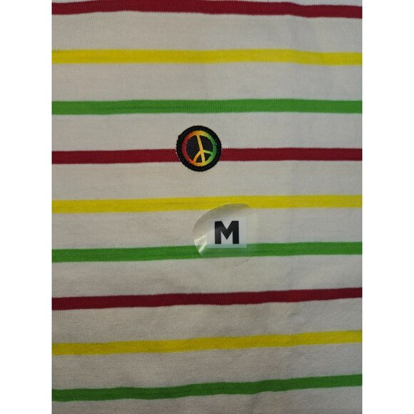 Vans Off The Wall Tee Medium Tyson Peterson Striped T-Shirt NWT - Picture 6 of 10